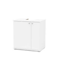 Balcão Para Banheiro 2 Portas 3 Prateleiras Politorno Branco