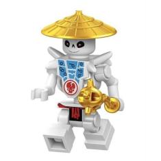 Boneco Blocos De Montar Soldier Combate Ninja Go Ninjago - Mega Block 