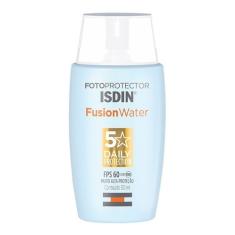 Isdin Fusion Water 5 Stars Protetor Solar Facial Fps 60 50ml Fusion Water