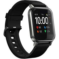 Smartwatch LS02, Bluetooth 5.0, IP68, Tela 1.4" LCD - 2020, Preto, Haylou