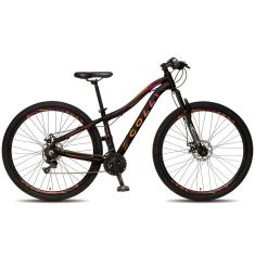 Bicicleta Eudora Aro 29 Freio a Disco Quadro Rebaixado Colli - Preto