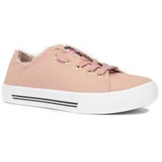 Tênis Moleca Casual Feminino, Rosa, 34