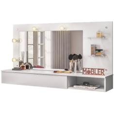 Camarim Penteadeira Lumiere Branco Fosco - Mobler, Branco