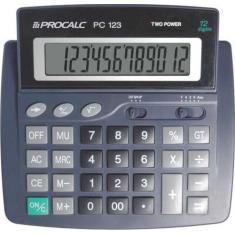 Calculadora De Mesa 12 Dig Pc123 Procalc