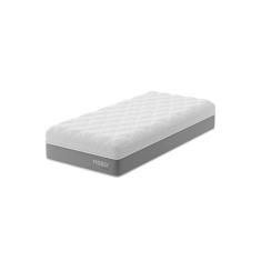 Colchão Solteiro Sublime Mola Ensacada e Espuma Viscoelástica (32x78x188) Cinza e Branco