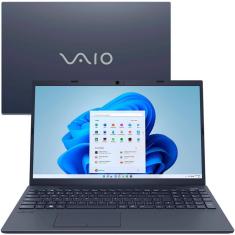 Notebook Vaio Core I3- 1115G4 8gb 256 Ssd Tela Full Hd 15.6 Windows 11 Fe15 Vjfe55F11X-Bo111H - Cinza