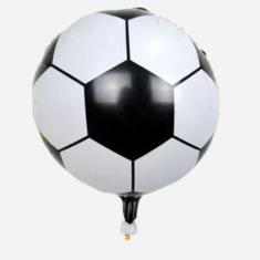 Balão Metalizado Bola de Futebol - 18 Polegadas - Extra Festas
