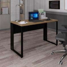 Mesa Escritório Diretor 120x60cm Tampo com 30mm Pé Quadro - Espresso M