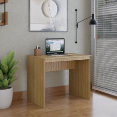 Mesa Para Escritório 90cm Office Turim Espresso Móveis Lamina Mel