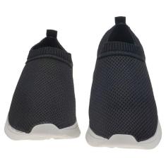 Tênis Calce Fácil Tela Com Elástico Leve Macio Dia a Dia - Beto Calcad