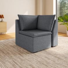 Sofá Modular de Canto 90cm Zen CabeCasa MadeiraOriginals - CabeCasa Ma