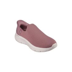Tenis Skechers Rosa Feminino 124820 Go Walk Conforto-Feminino