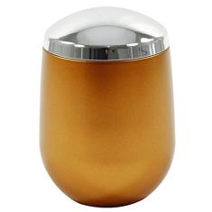 Porta Algodão Belly Vintage Suporte De Cotonete Pia Banheiro Dourado