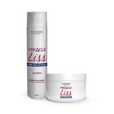 Kit Pós-Progressiva Sunshine Miracle Liss Shampoo + Mascara, Creme