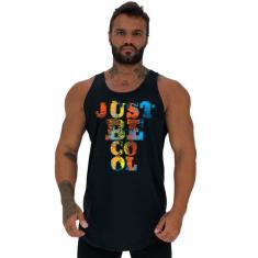 Regata Longline Estampada Masculina MXD Conceito Just Be Cool, EG, Mas