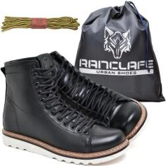 Bota Masculina Coturno Casual Cano Longo Couro Nobre - RANCLAFE CALÇAD