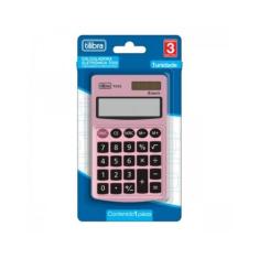 Calculadora de Bolso Tilibra Rosa Pastel TC03