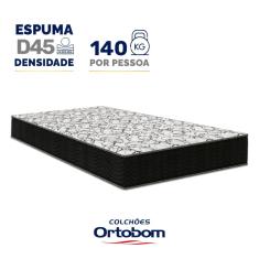 Colchão de Espuma D45 Ortobom Airtech 150 D45 Solteiro 88cm