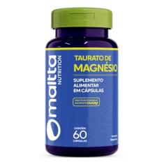 TAURATO DE MAGNÉSIO FONTE DE MAGNÉSIO 60 CÁPSULAS - DUOM