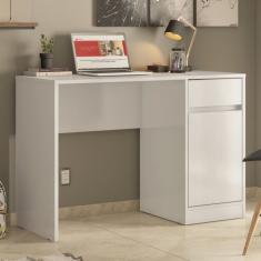 Escrivaninha 1 Porta 1 Gaveta Office Morada Branca