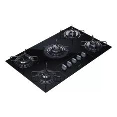 Cooktop Fogão A Gás 73x46cm 5 Bocas Vidro Bivolt - Consul