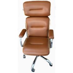 Cadeira Eames Presidente Caramelo Linha Capa Branca