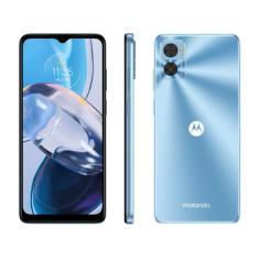 Smartphone Motorola Moto E22 64Gb Azul 4G 4Gb Ram 6,5 Câm. Dupla + Sel