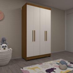 Guarda Roupa Casal 4 Portas com Pés Gênova Luciane Móveis