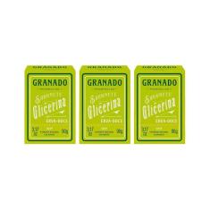 Sabonete Granado 90G Glicerina Erva Doce-Kit C/3Un