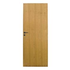 Folha Lisa Imbuia Fechadura Alavanca WC  e Dobradiça  72 x 210 Natural