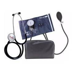Esfigmomanômetro Fecho Metal Botão Com Estetoscópio Premium