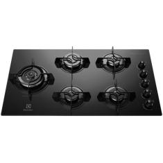Cooktop 5 Bocas Electrolux a Gás Preto - Tripla-chama KE5TD, Preto, Bi