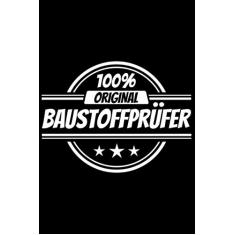 Notizbuch liniert: Baustoffprüfer Geschenke lustiger Spruch