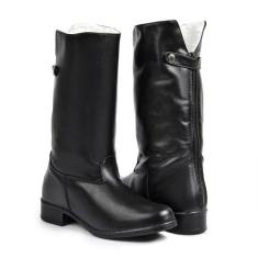 Bota Feminina de Inverno para Neve em Couro em Lã Impermeáv - Oslo Inv