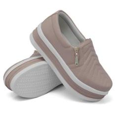 Tênis Dk Uze Shoes Slip on Calce Fácil Linha Confort Feminino-Feminino