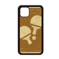 Capa com estampa de ilustração esportiva de tênis de mesa para iPhone 12 Pro Max para Apple Mini Mobile Case