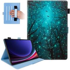 Dteck Capa para Samsung Galaxy Tab S9+ Plus 2023/S8 Plus 2022/S7 FE 2021/S7 Plus 2020 12,4 polegadas com suporte S Pen, suporte à prova de choque, capa protetora inteligente com hibernar/despertar