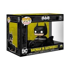 Boneco Funko POP! Rides Deluxe - DC Comics Batman 85 Anos - Batman no Batmóvel (1989)