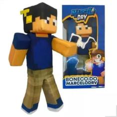 Boneco de Pelucia Marcelo DRV Articulado 32cm Youtuber Streamer Cosmo 