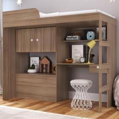Cama Infantil Lion 3 Portas Cm9090 Montana - Art In Móveis, Moderno, M
