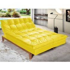 Sofá Cama 3 Lugares 5 Posições Versátil Madero Espresso Móveis