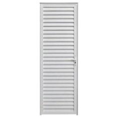 Porta de Alumínio Branco Palheta Hale Esquadrias - Lado Esquerdo - 2.1