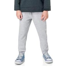 Calça Moletom Infantil flanelado 4 a 8 anos Frio Uniforme Escolar Crec