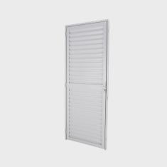 Porta Veneziana Abertura Esquerda 210x70cm Espresso Esquadrias