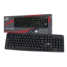 Teclado com fio Usb Newex Resistente a respingos ABNT para PC Notebook