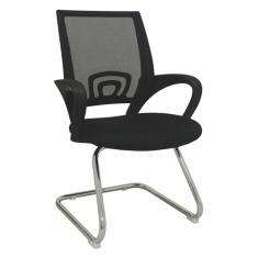 Cadeira para Escritório Visitante Executiva Preto