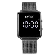 Relógio Condor Feminino Digital Led Grafite Comd1202Aj/4F