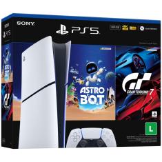 Pack Console PlayStation 5 Edição Digital 825GB – ASTRO BOT e Gran Turismo 7