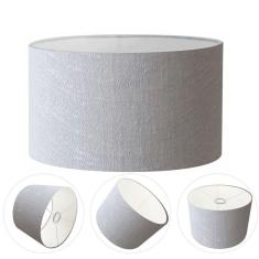 Cúpula Abajur Cilíndrica Cp-7024 ø50x25cm Rustico Cinza