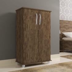 Armário Multiuso 2 Portas 4 Prateleiras Berlim Arte Móveis Ipê Demolição